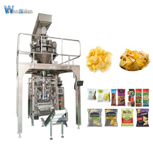 Servo Motor Pillow Bag Vertical Automatic Sachet Food Packaging Equipment Nuts Chips Packing Machine 320-720mm 15-40bags/min
